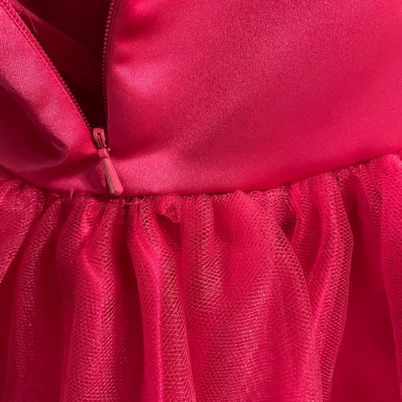 Y2K Xcite Pink Mini Strapless Prom Dress - Picture 10 of 11